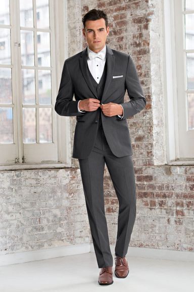 Michael Kors Steel Grey Sterling Wedding Suit - RENTAL