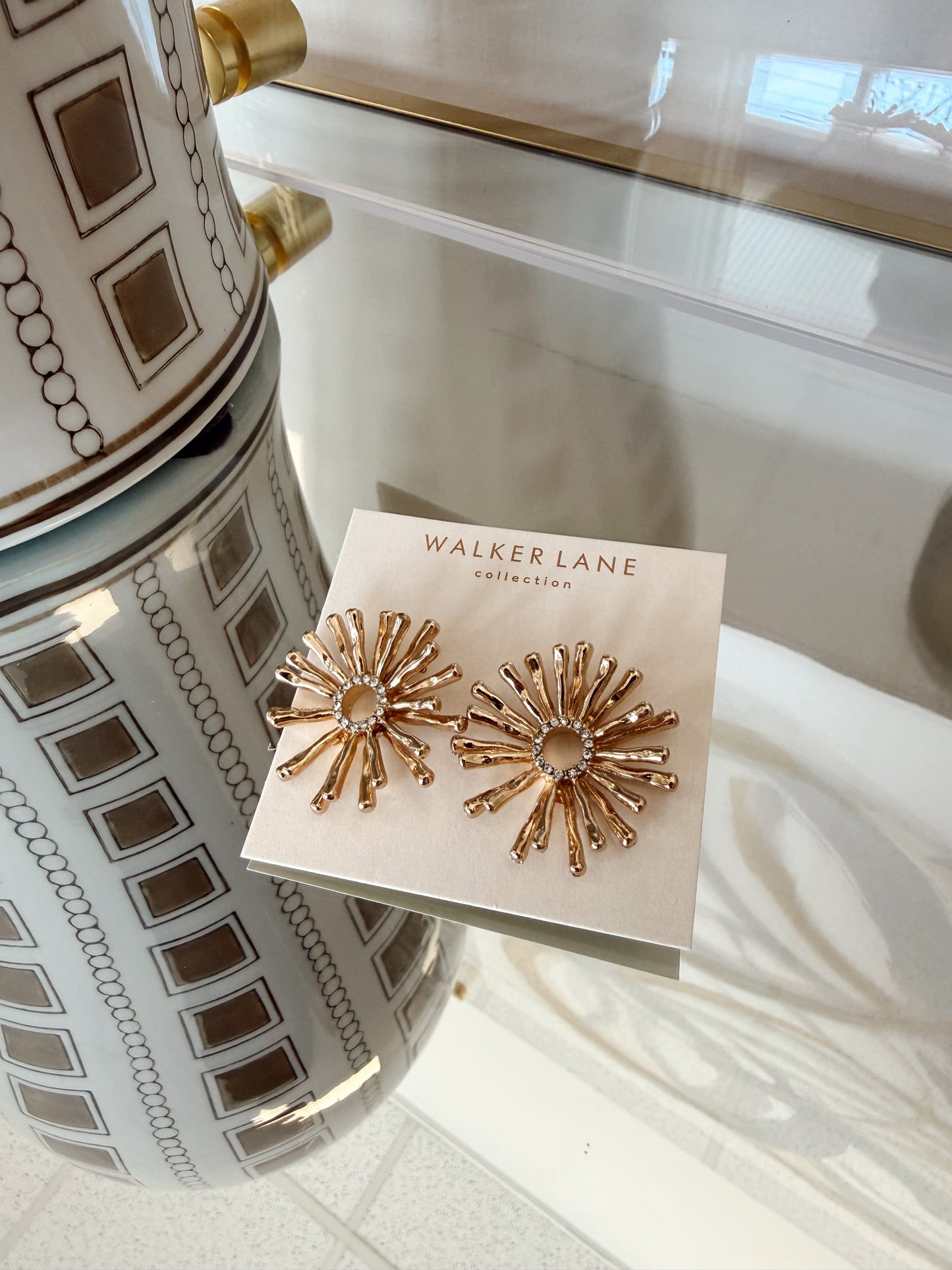 GOLDEN BURST EARRINGS