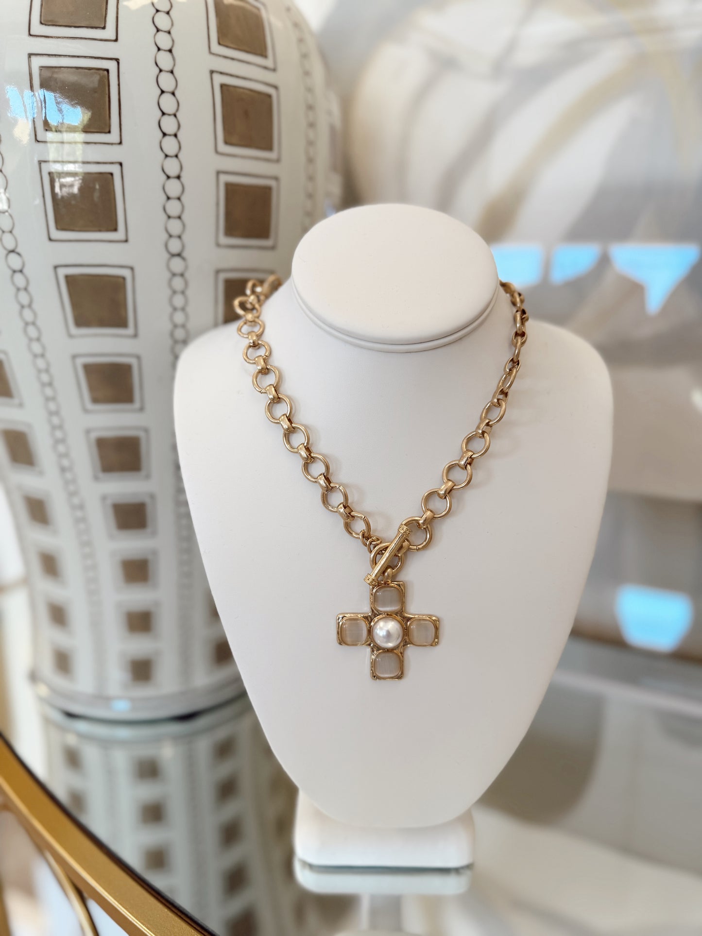 Coastal Chic Cross Necklace