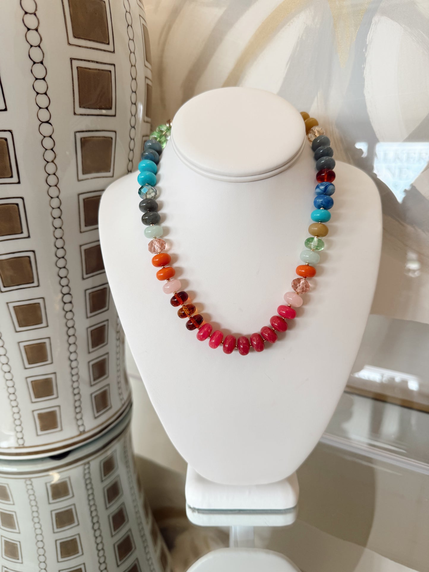THE FALL BEADED NECKLACE