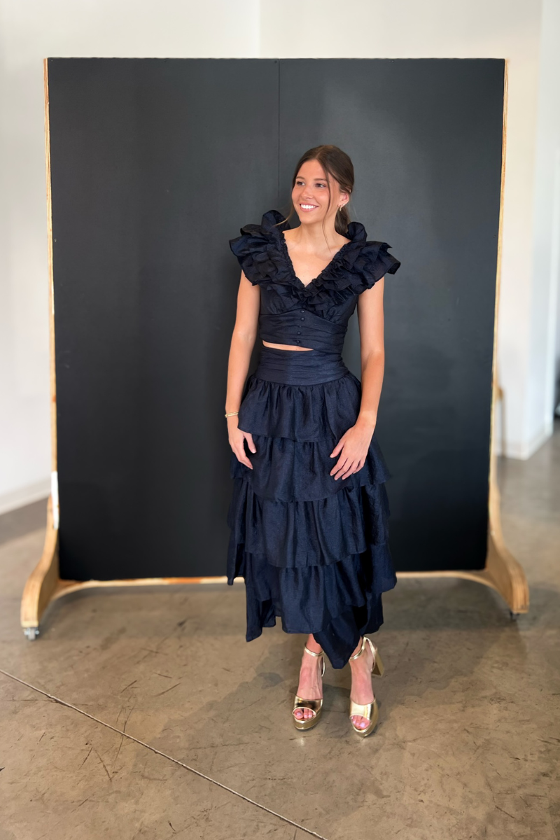 Tides Skirt Set - Navy