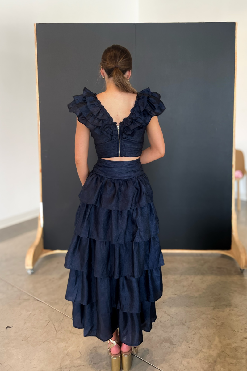 Tides Skirt Set - Navy