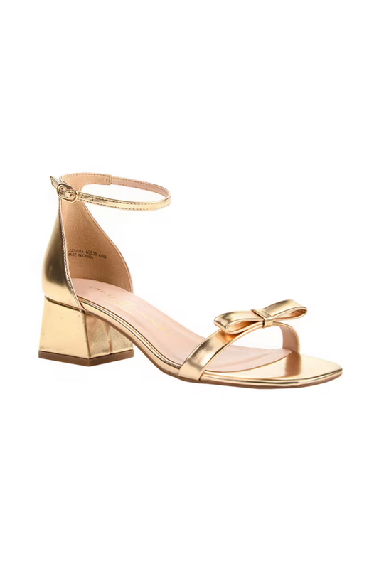 Lanita Gold Bow Heel