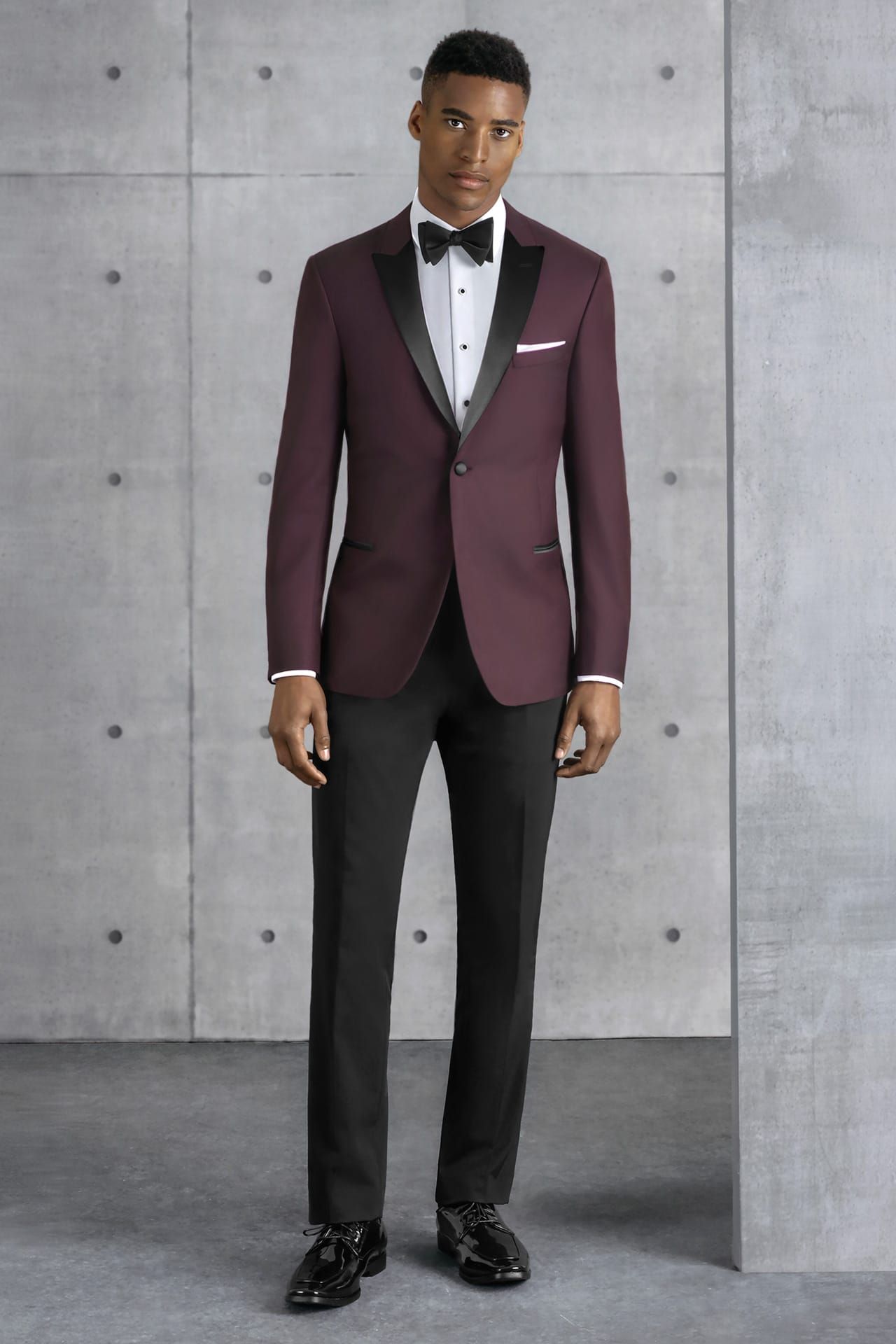 Burgundy Empire Tuxedo - RENTAL