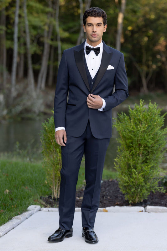Michael Kors Navy Performance Stretch Tuxedo - RENTAL