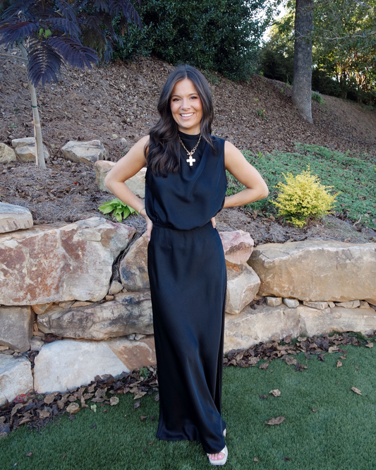SATIN MAXI SET