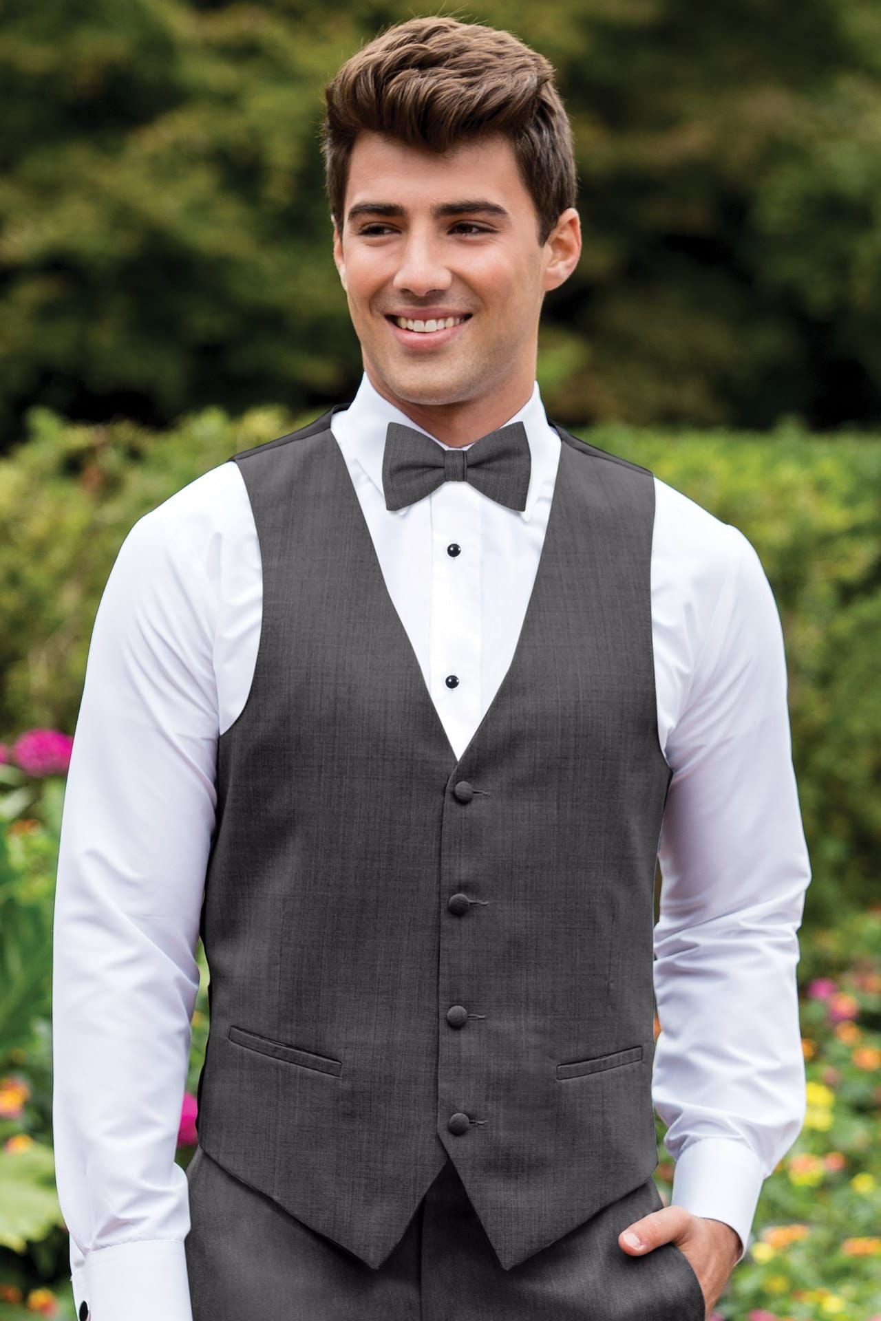 Michael Kors Steel Grey Sterling Wedding Suit - RENTAL