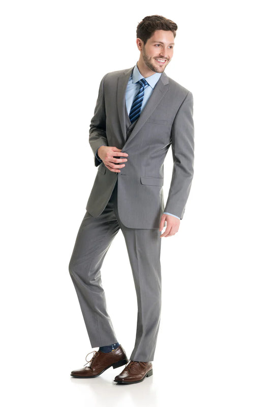 Light Grey Slim Fit Suit - PURCHASE