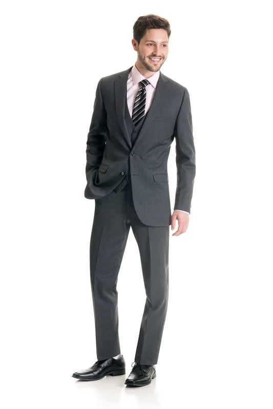Super 120's Grey Slim Fit Suit - PURCHASE