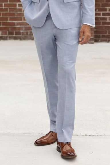 Oxford Blue Stretch Slim FIt Suit - PURCHASE