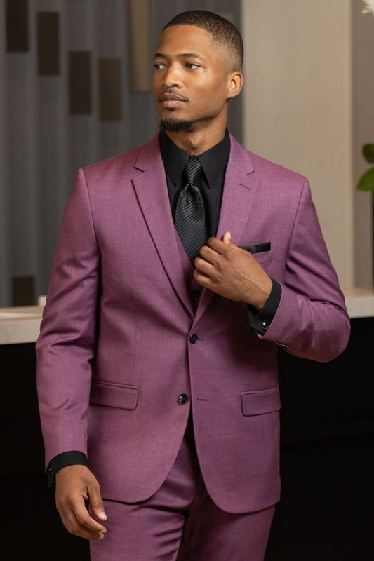 Violet Stretch Slim Fit Suit - PURCHASE