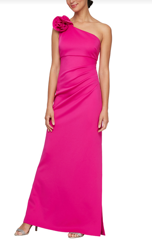 3D Flower One Shoulder