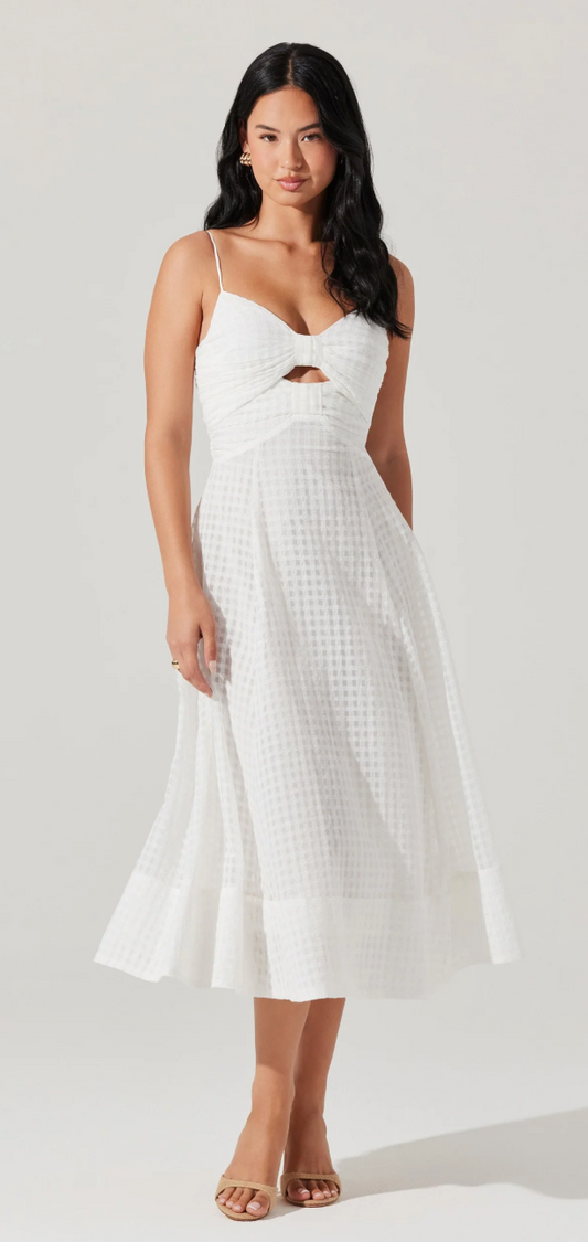 Celina Dress - White