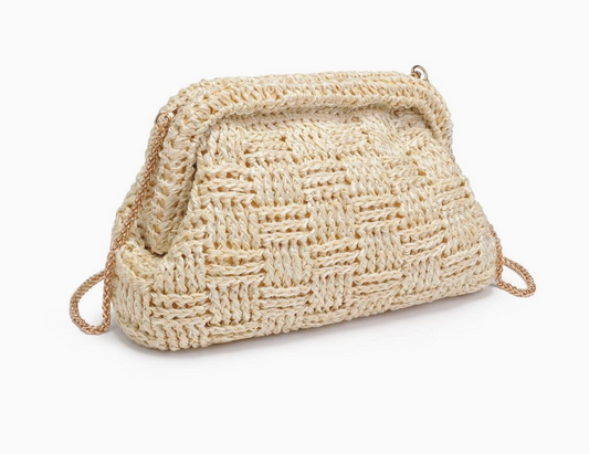 ANNIE CLUTCH - CREAM *PRE ORDER*