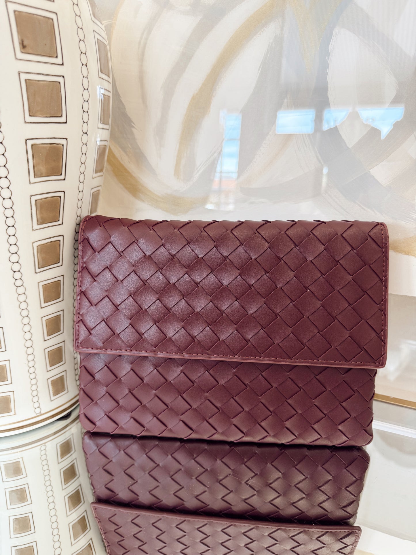 IVY WOVEN CLUTCH