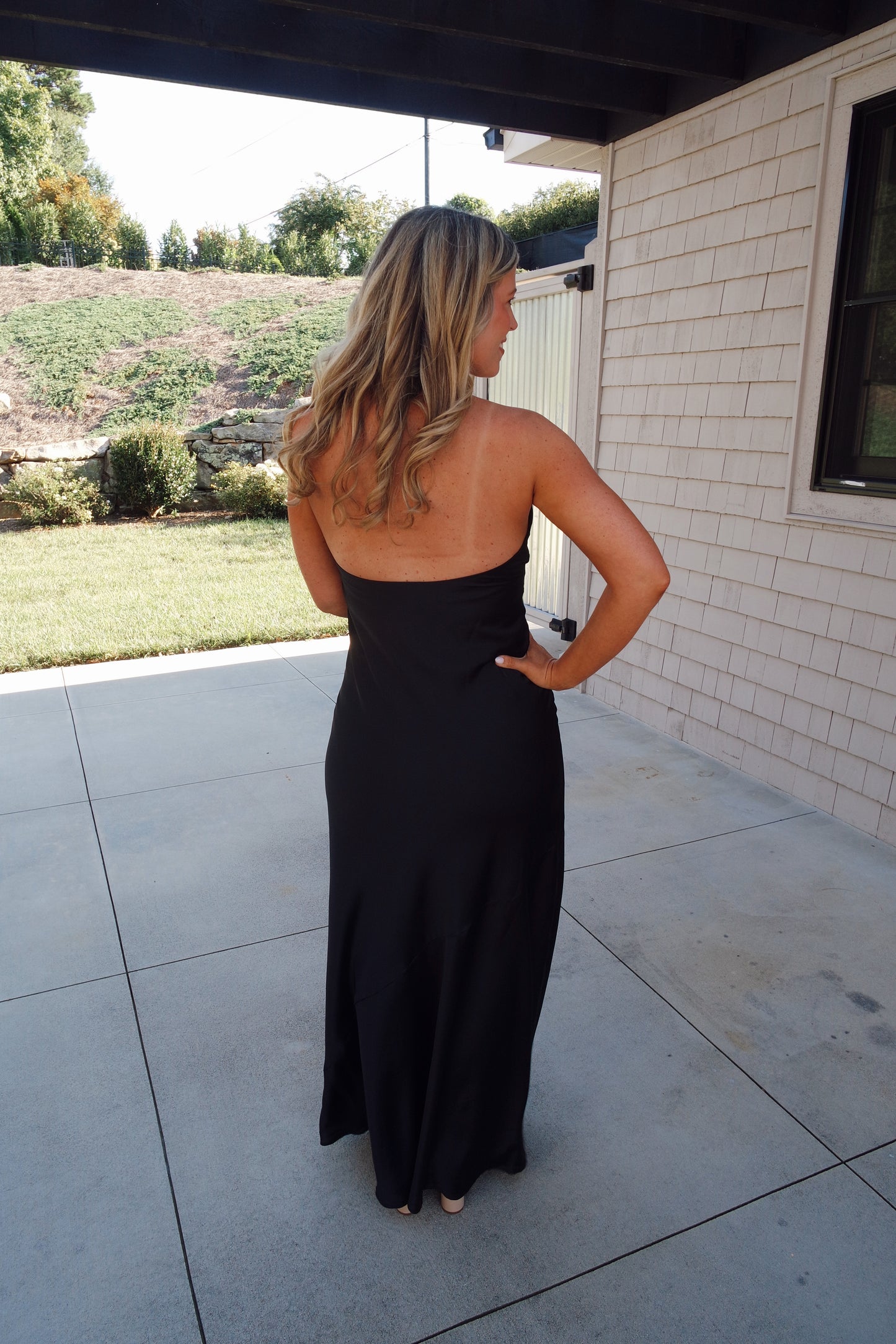 JASMINE HALTER MAXI DRESS