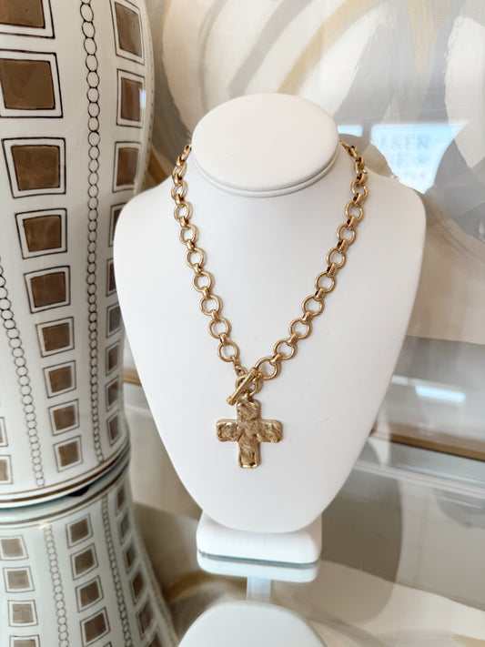 GRACE CROSS NECKLACE