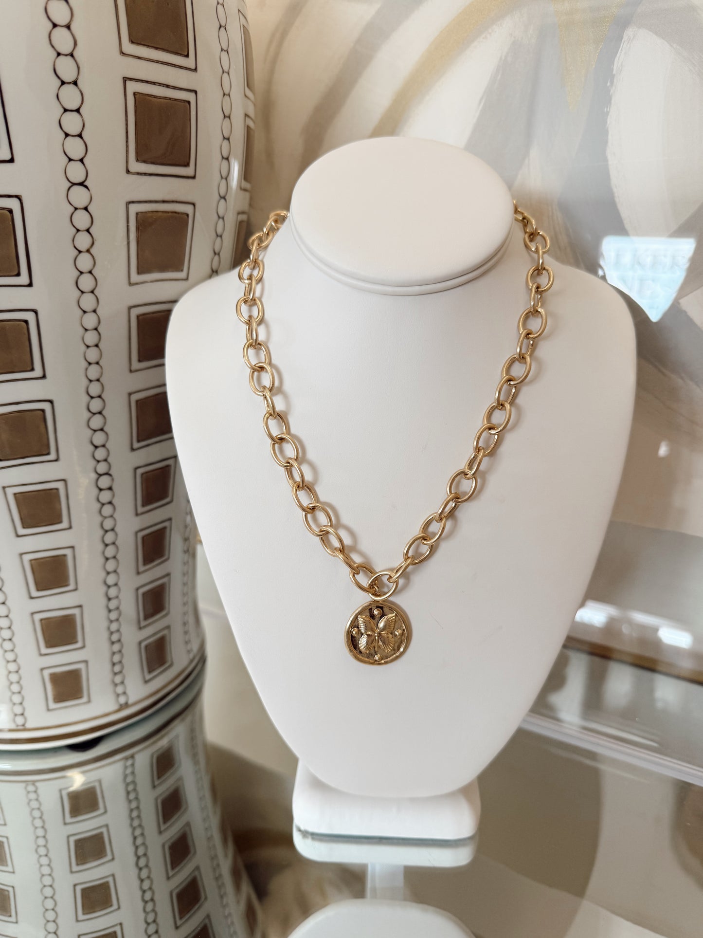 BUTTERFLY CHAIN NECKLACE