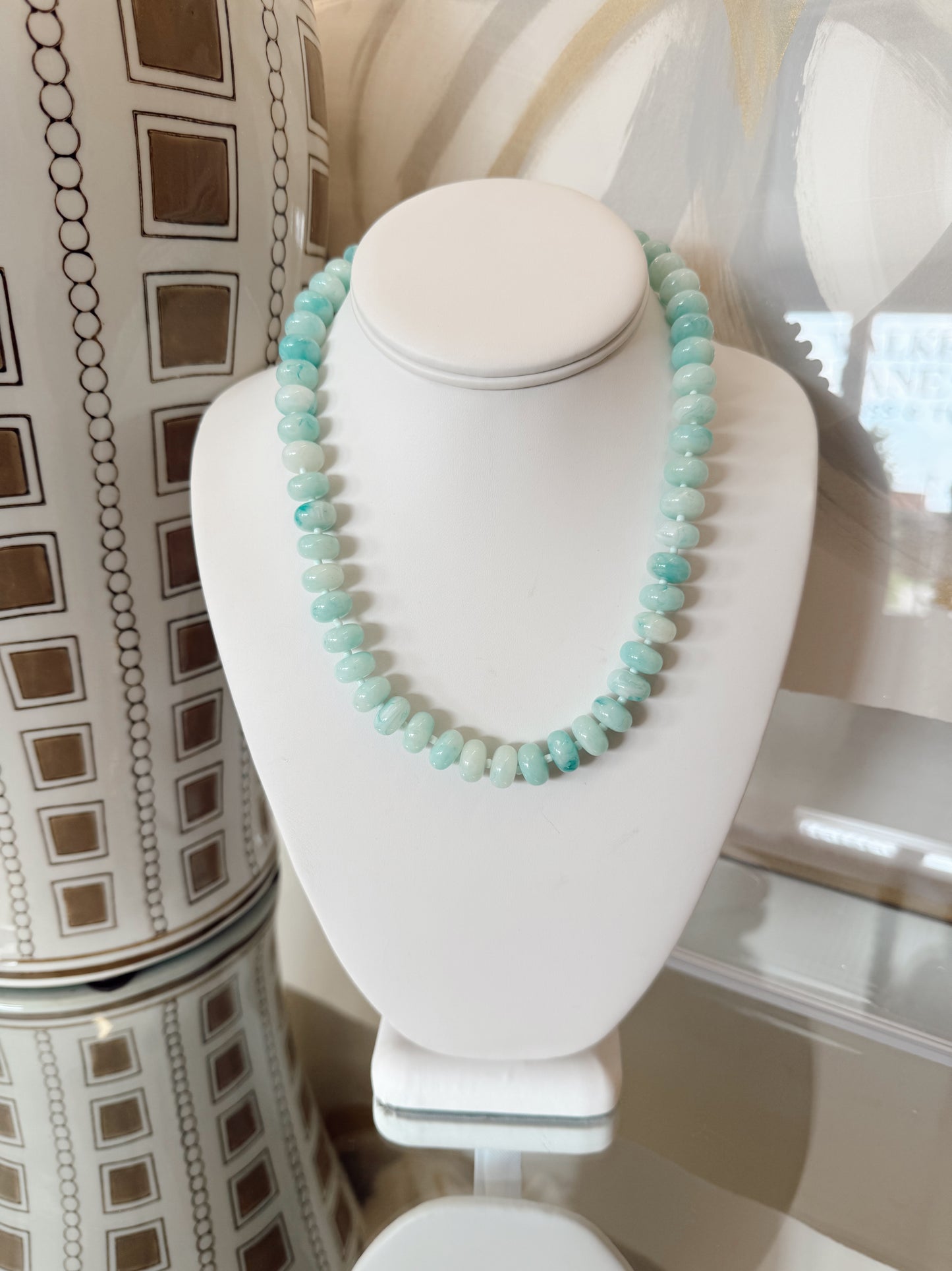 MARBLE BEAD NECKLACE