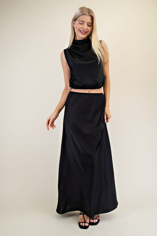 SATIN MAXI SET