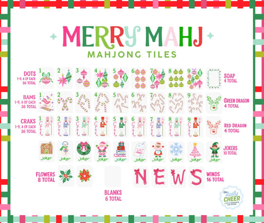 Merry Mahj Tiles