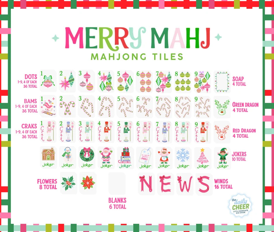 Merry Mahj Bundle: Merry Mahj TILES + MAT